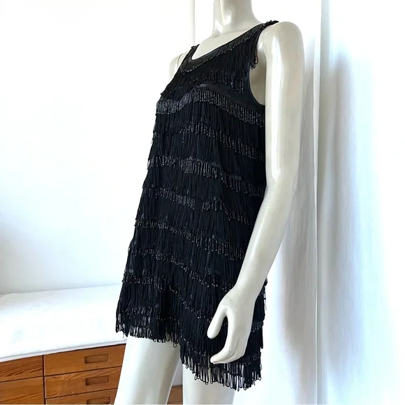 Vintage ROMAN KEFLAY Black Party Dress - Picture 9 of 11